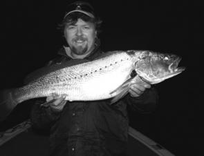 Mulloway like this 8kg model caught by the author will be viable targets as we head further into September.